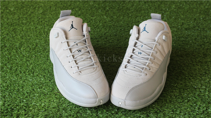 Authentic Air Jordan 12 Wolf Grey Low